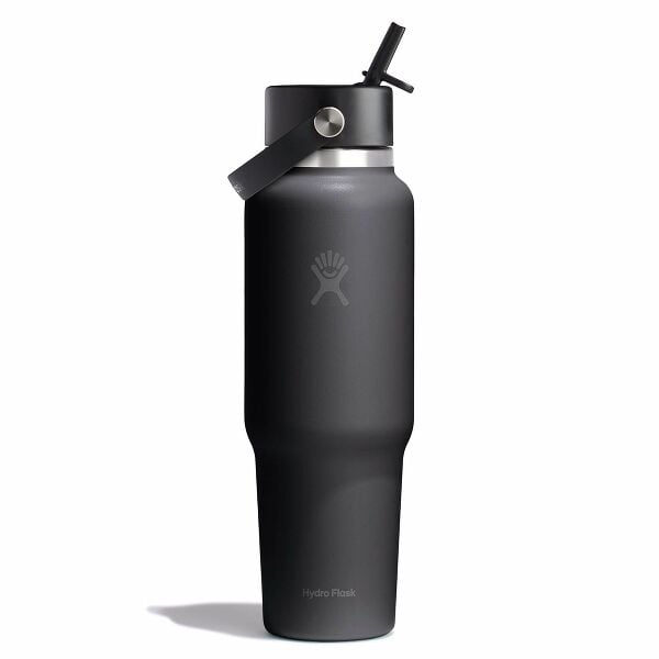 40 oz Travel Bottle with Flex Straw Cap L2