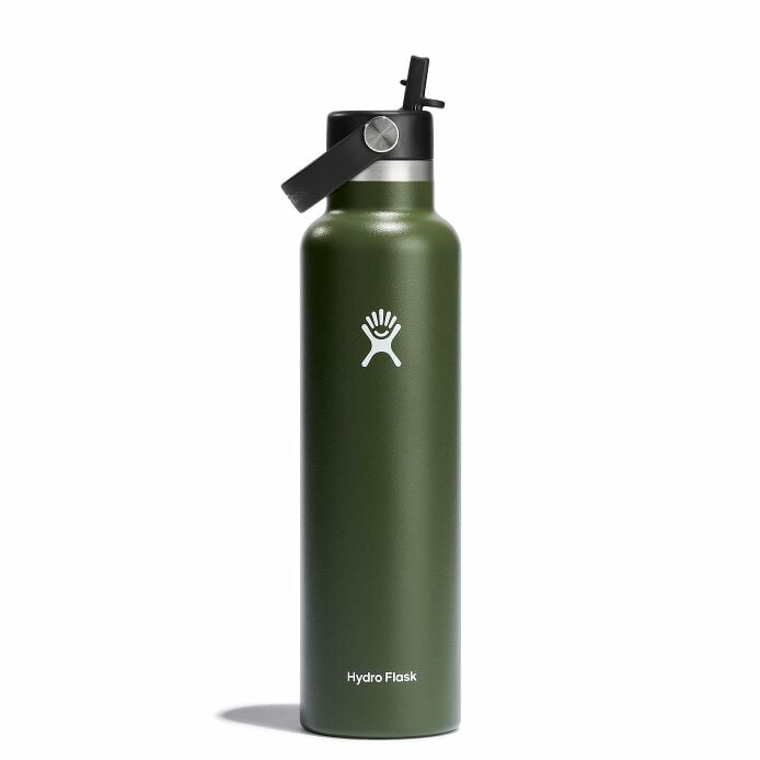 24 oz Standard Mouth w/ Flex Straw Cap - Olive J7