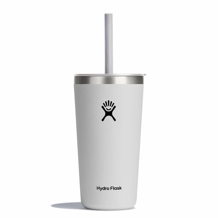 20 oz All Around™ Tumbler with Straw Lid - White N8